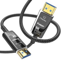 HDMI 2.1 광 케이블 AOC Premium 8K 60HZ, 2m, 1개
