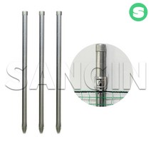 파이프지주대_22mm)1.2m~2.0m/지지대/지주대/뾰족이/울타리망/파이프/상인농자재, 지주대-뾰족이)22mm-1.2m(10개묶음), 1개