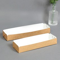 피자바게트 트레이(크라프트 중) 100개 22.5 X 7.5 X 3.7cm