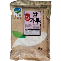 산과들 건식 국산 쌀가루100% 1kg, 6개