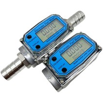 LLW-25 디지털 유량계 전자유량계/블루, 1인치 1인치 구리 캐뉼라 조인트 25MM