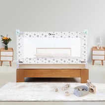 끌라로 침대안전가드 슬라이딩베이직 별화이트, 별화이트 200cm(BS-B200SW)