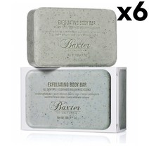 백스터오브캘리포니아 익스폴리에이팅 바디 바 198g 6팩 Baxter of California Exfoliating Body Bar, 1개