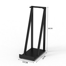 스노우보드 스탠드롱보드 선반 크루져보드 보관대 스케이트보드 플로어 매장 전시 보관 선반 랙, 발패드검정색1개