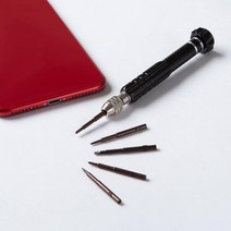 5in1 스마트폰 정밀드라이버 블랙 5개 안경드라이버 시계수리