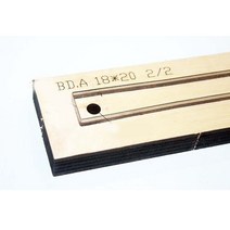 우드카빙키트 일본 철강 블레이드 2 개/대 DIY 가죽 템플릿 시계 벨트 나무 죽을 나이프 금형 스텐실 4 모, 09 C 16-18mm