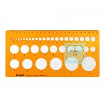 [코링]_템플렛_K-101F_소형원형 8D25, 상세페이지 참조