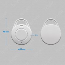 스마트 비콘 태그 블루투스 NRF52810 Eddystone 비콘 태그 가속도계 LIS2DH12 SHT30 온도 습도 블루투스 5., 한개옵션1, 02 ibeacon