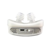 코걸이 수면밴드 코골이밴드 마이크로 cpap 안티 코 고는 전자 장치 수면 무호흡증 중지 거 보조 스토퍼 건강 관리, 01 white