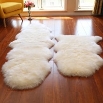 리얼양털매트 호주양피 오스트레일리아 양털 소파 카페트 담요 가정용 양가죽 침실 양가죽 매트