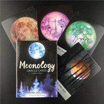 보드게임 고품질 영어 버전 가이아 오라클 카드 보드 pdf 가이드북 재생 타로 게임, 44PCS TS08