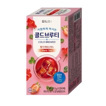 담터 콜드브루티 딸기히비스커스 20T, 12개
