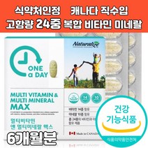멀티비타민 미네랄 남성 여성 종합비타민 비타민b d 1 2 6 12 컴플렉스 비오틴 엽산 활성 복합 영양제 보충제 추천 패밀리 부모님 수험생 청소년 캐나다 직구 직수입, 2개, 기초영양소