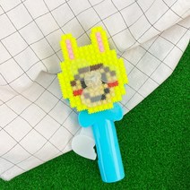 디폼 끼우기블럭 동물친구들 손선풍기-토끼1032322, 단품