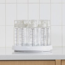 (선물세트)플레로 시노글라스 300ml 오일병 양념병 회전 트레이, (선물세트)어반베이지_시노글라스9P+회전트레이(소)1P