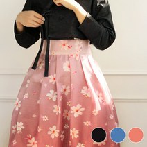 [대폭]한복지027~029-꽃길3종[택1], 027-핑크