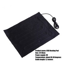 찜질팩 손난로 전기장판 1/2pcs 탄소 섬유 난방 패드 손 온열 장치 USB 필름 전기 겨울 적외선 발열 히트 매트, 19 As Pic Show