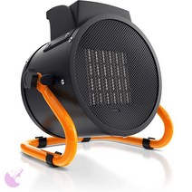 [독일직배송] Brandson 팬 히터 현장용 난로 산업용 난방기, B: 5000W 고전류 플러그, 기본