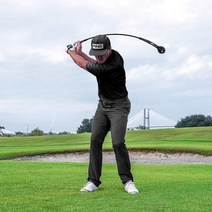 스윙연습기 골프 자세 교정기 연습 백스윙 다운스윙 헤드 스윙 연습 스틱 가중 트레이너, 01.검은색