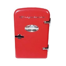Frigidaire EFMIS129-레드 미니 포터블 컴팩트 퍼스널 냉장고 쿨러 6 Cans, 빨간색_냉각기