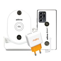 알리노 배달대행 오토바이 유선 자석 케이스 3종 패키지 ( 오토바이 케이스 + 가정용 거치대 + 2구 충전기), S10E