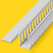 동성 PVC 덕트 80X80 난연성 전선 DUCT 케이블 닥트 2M 커버포함, DS-8080