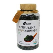 TRUE BLUE 스피루리나 500MG X 500캡슐