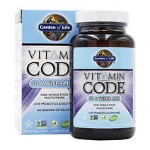 [Garden of Life] 가든 오브 라이프 비타민 코드 50 와이저 맨즈 멀티 120 베지캡슐 Vitamin Code 50 Wiser Mens Multi 120 Vegetarian Capsulesgn