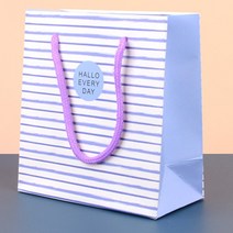 남자친구생일선물 쇼핑백 선물 상자 기념품 여행 면세점 백화점 마트 시장 종이봉투, 제품선택, 소 - 사선 보라