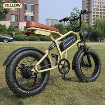 전기자전거 전기자전거렌탈 전기 자전거 복고풍 EBIKE 20*4.0 인치 48V 배터리 크로스 컨트리 오토바이, 03 MULTI, 02 500W18Ah