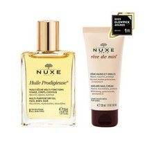 눅스 베스트셀러 기프트세트(드라이오일 30ml + 레브드미엘 핸드 앤 네일크림 30ml)