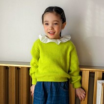캔디 앙고라 스웨터 (라임)