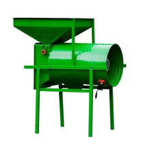 곡물선별기 곡물 진동 불순물제거 저자동 전기 참깨 상업용 옥수수 농업용 탈곡기 타작기 체 콩, 고출력 흡풍식 송풍기 150W(순수 전기), 1개