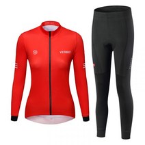 Veobike 라이딩 RCC 사이클링 저지 여성용 긴 소매 정장 라파 파노말 가을 겨울 따뜻한 산악 자전거 의류 바지 장비