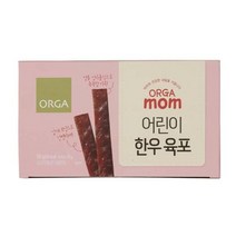 ORGA 간식 ORGA 어린이 한우 육포 100g(25gX4ea) 탕비실 회사 어린이 성인 캠핑 차박 홈파티 영화 선물, 24개