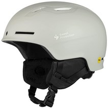 Sweet Protection Winder MIPS 스키 헬멧 - 경량 통기성이 뛰어난 오디오 레디 스노우보드 헬멧 매트 섀도우 블루 스몰/미디엄, Matte Bronco White