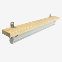 주방등 LED조명 스위치코드 포함 접착식, 15W - (90cm), 스위치코드 있음, 원목 선반형