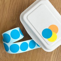 [소행섬] 네온 블루 롤스티커, 1팩
