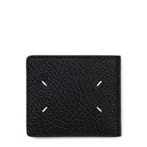 메종 마르지엘라 23SS 블랙 스티치 반지갑 SA1UI0016 P4455 T8013