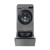 LG전자 트윈워시 드럼세탁기(21kg)+미니워시(4kg)세트 F21VDAPX (모던스테인리스), 단품