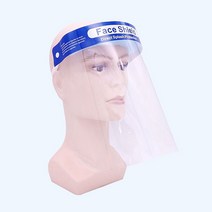 페이스 쉴드 10개 일회용 투명 마스크, 1팩