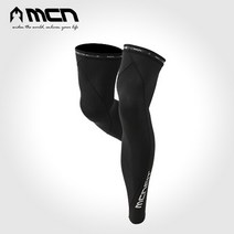 MCN 아웃밴드 다리토시 블랙 레그슬리브 자전거토시, M