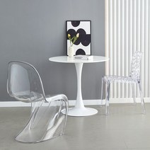 벨리 다올 체어 카페 투명 아크릴 인테리어 의자, 디올체어, 1개