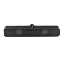 사운드 바 USB 유선 Bluetooth5.0 무선 스피커 홈 시어터 서라운드 PC tv베이스 스테레오베이스 스테레오, 01 black