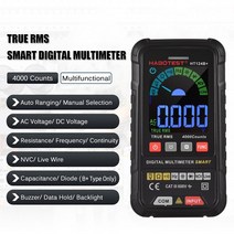 절연저항측정기 전기 검진기 스마트 멀티미터HABOTEST HT124A+ Multimeter 4000 Counts True RMS Smart Dig, 02 HT124B