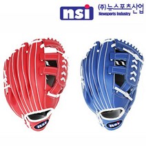 뉴스포츠 티볼글러브 11.5인치 레드 유소년 청소년용 우투용 좌투용