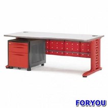 Foryou2748 퍼즐 일자형책상 컴퓨터책상 조립식책상 책상 책장 책꽂이, 아카시아 그레이