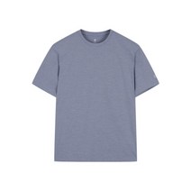 탑텐 남자 쿨링 라운드 트레이닝 반팔 티셔츠 블루 BL