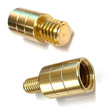 수초제거기 수초낫 뜰채 부싱 연결 나사 조인트 젠더 8mm 12mm, 호환젠더8(볼트)-12mm