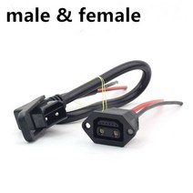 전기 자전거 충전 포트 및 케이블 Yadea/Aima 암수 충전/방전 소켓, [01] 22, 01 22